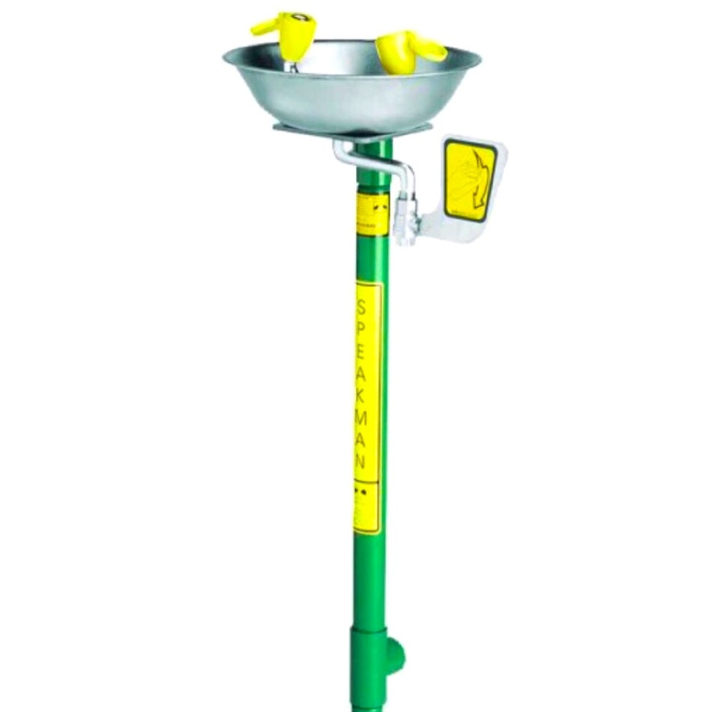 NEW Speakman SE-584 Traditional Series Pedestal Mounted Eyewash - MultiColor